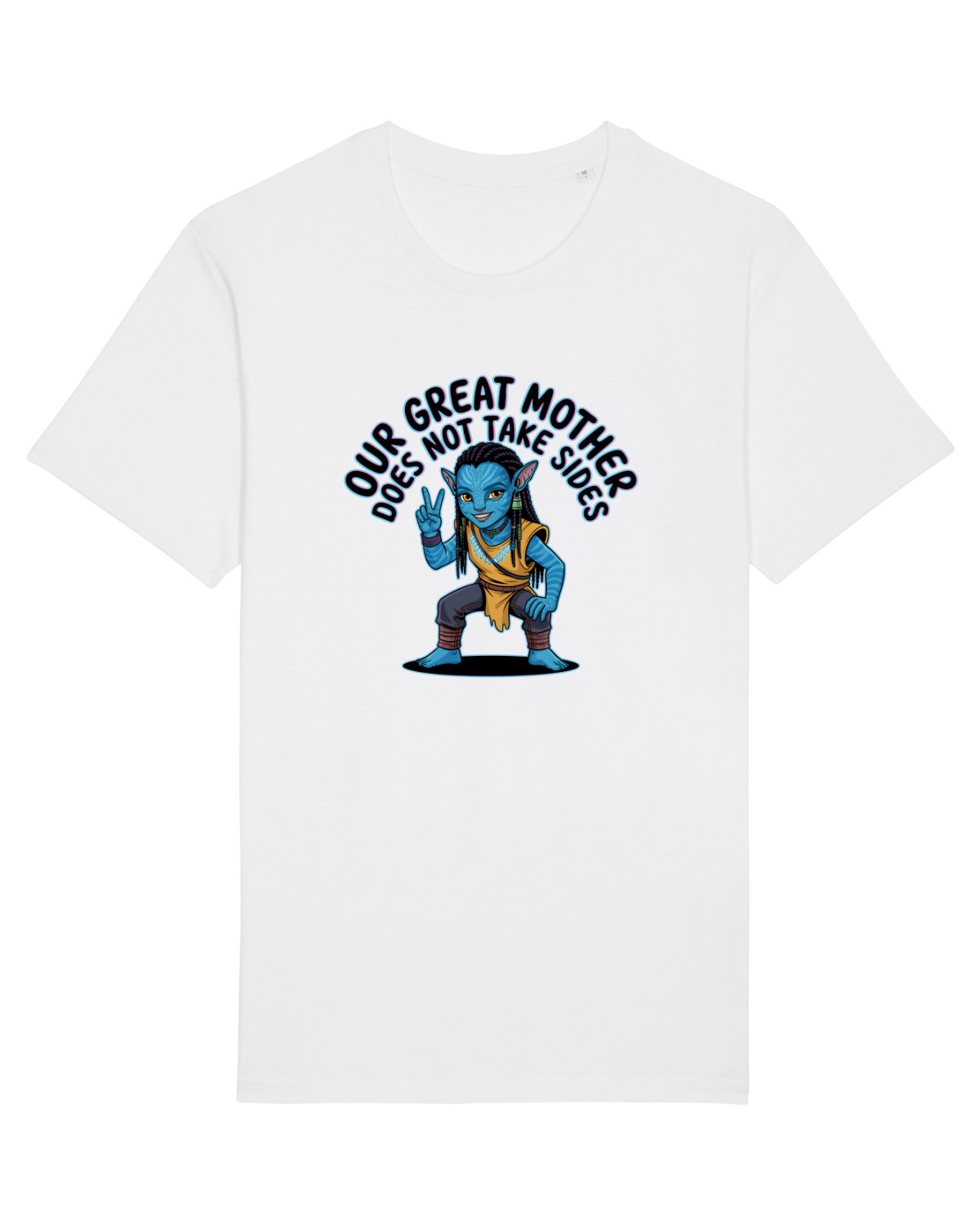 Tricou mânecă scurtă Unisex Rocker White