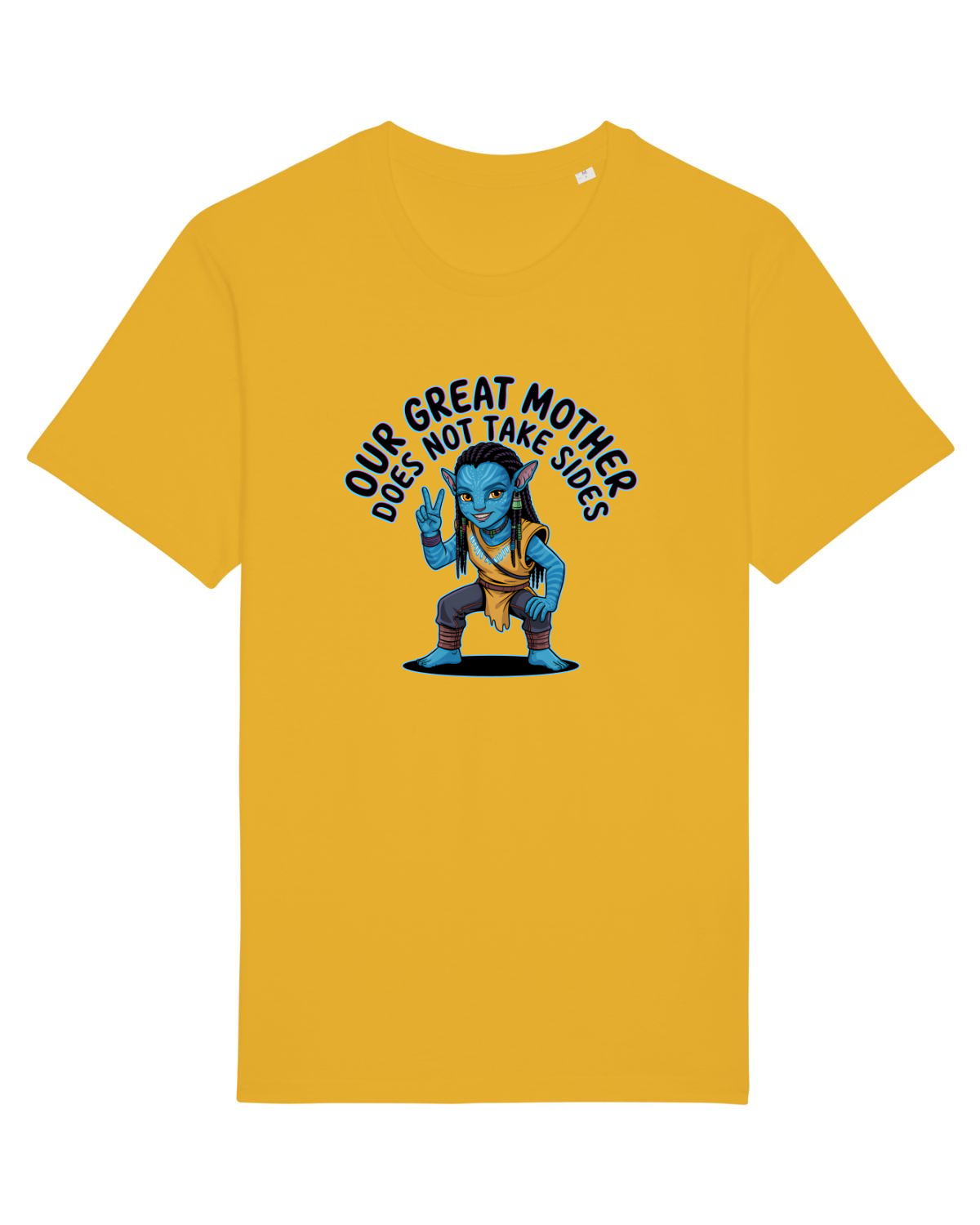 Tricou mânecă scurtă Unisex Rocker Spectra Yellow
