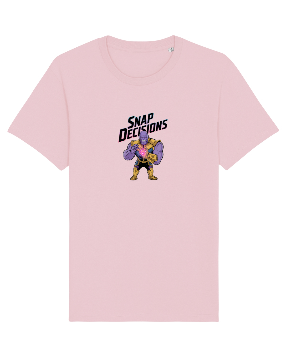 Tricou mânecă scurtă Unisex Rocker Cotton Pink
