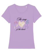 The song of the heart  1  Tricou mânecă scurtă guler larg fitted Damă Expresser