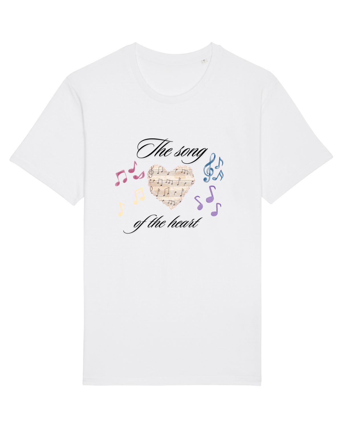 Tricou mânecă scurtă Unisex Rocker White