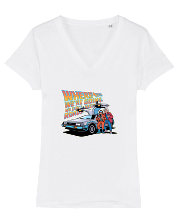 WHERE WE`RE GOING, WE DON`T NEED ROADS White