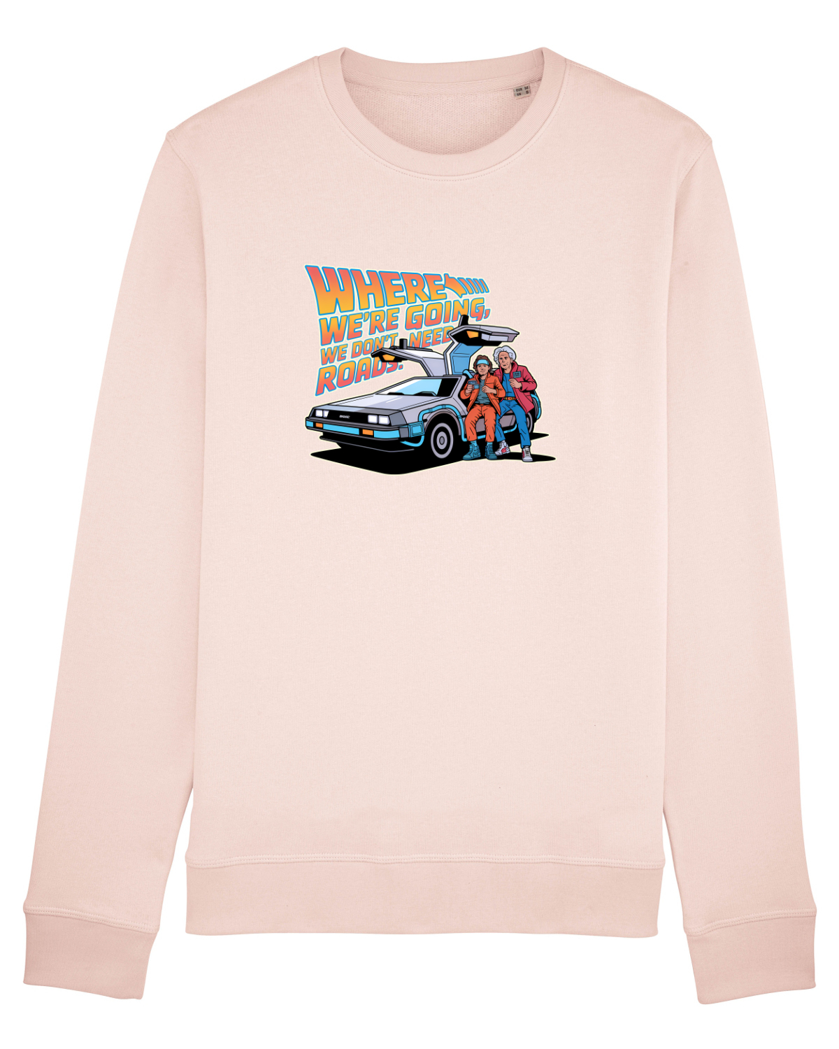 Bluză mânecă lungă Unisex Rise Candy Pink