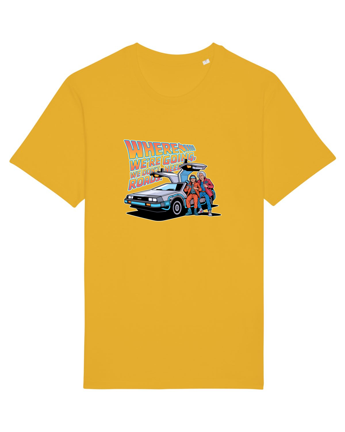 Tricou mânecă scurtă Unisex Rocker Spectra Yellow