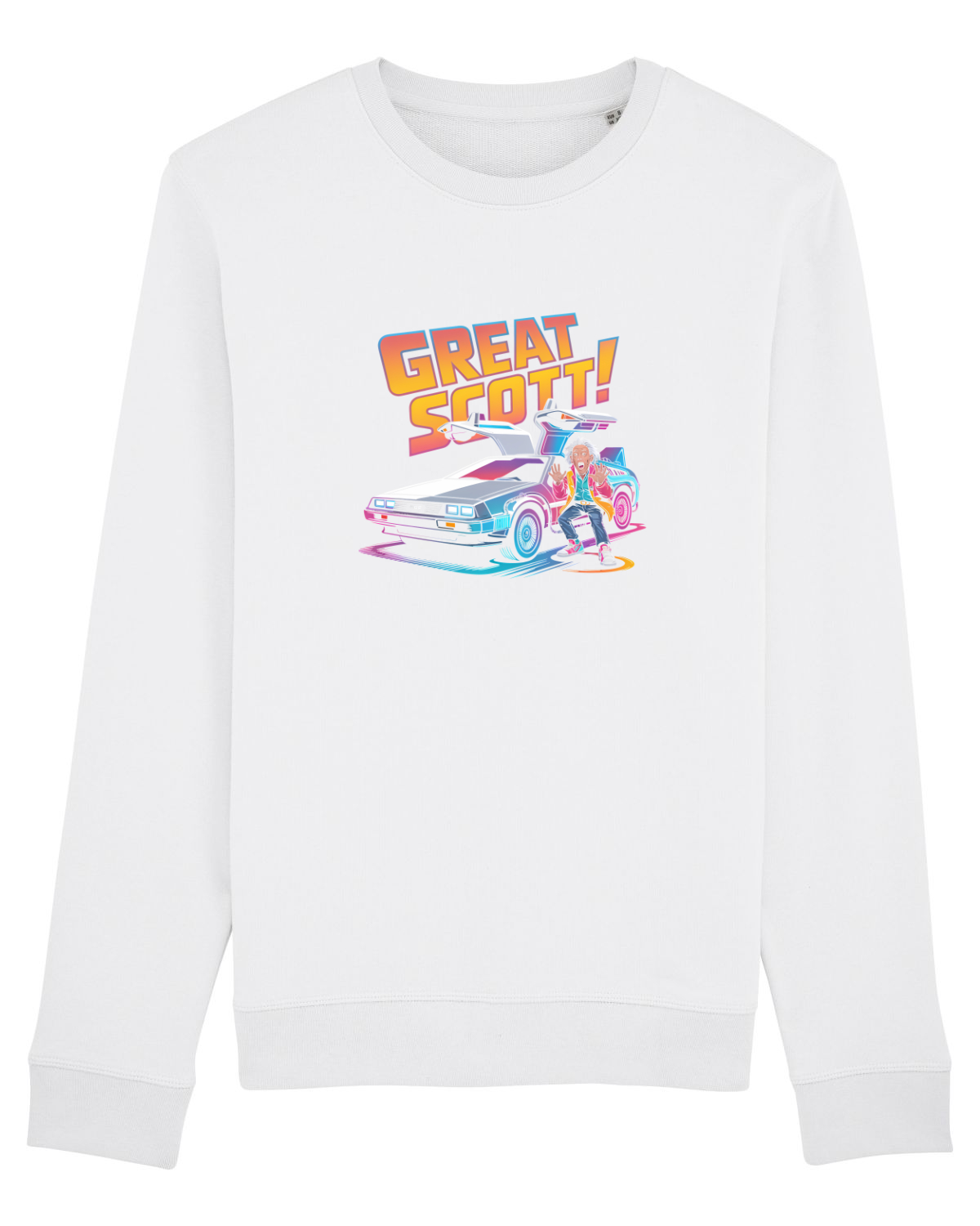 Bluză mânecă lungă Unisex Rise White