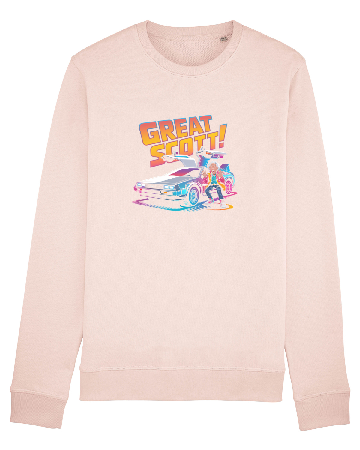 Bluză mânecă lungă Unisex Rise Candy Pink