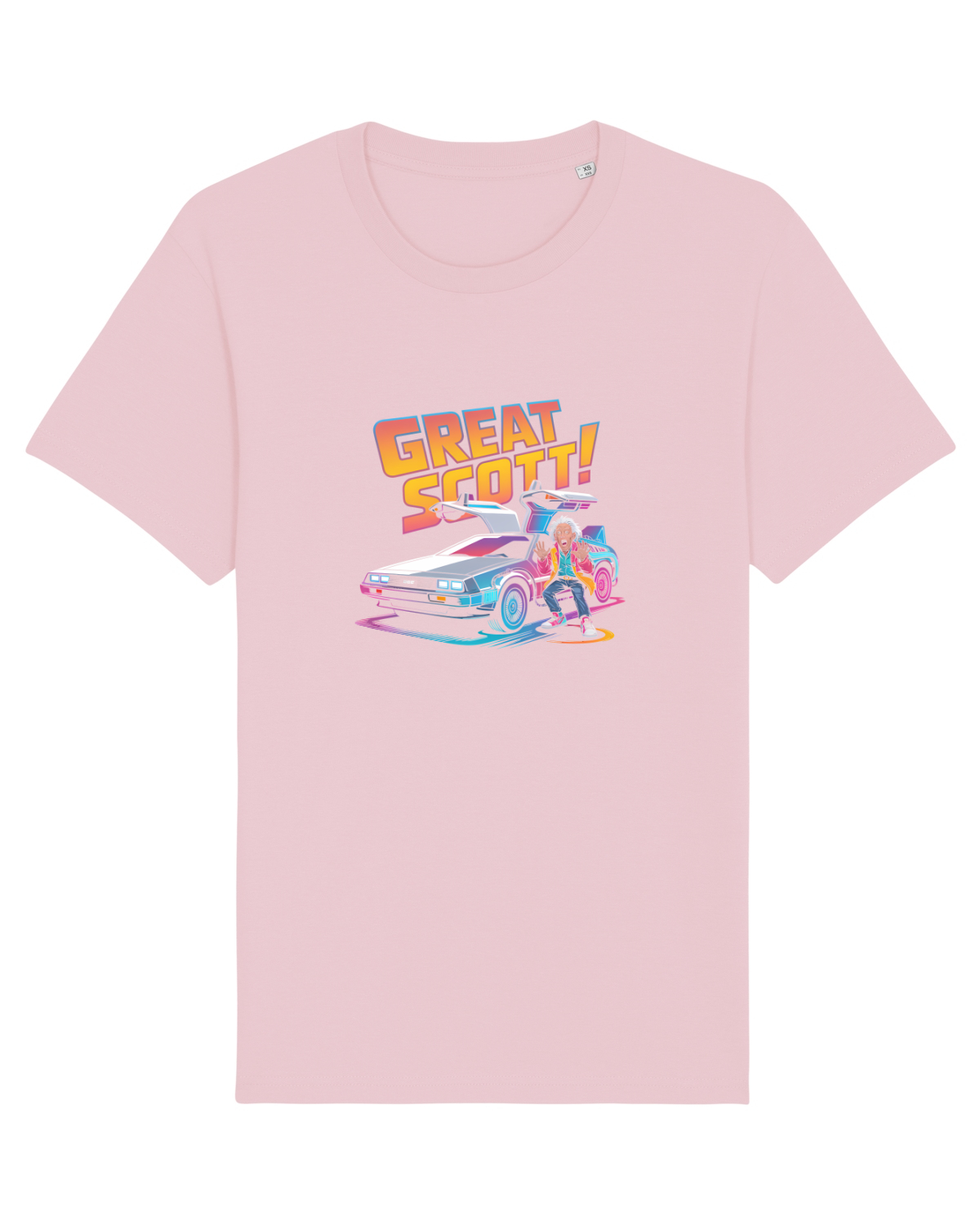 Tricou mânecă scurtă Unisex Rocker Cotton Pink