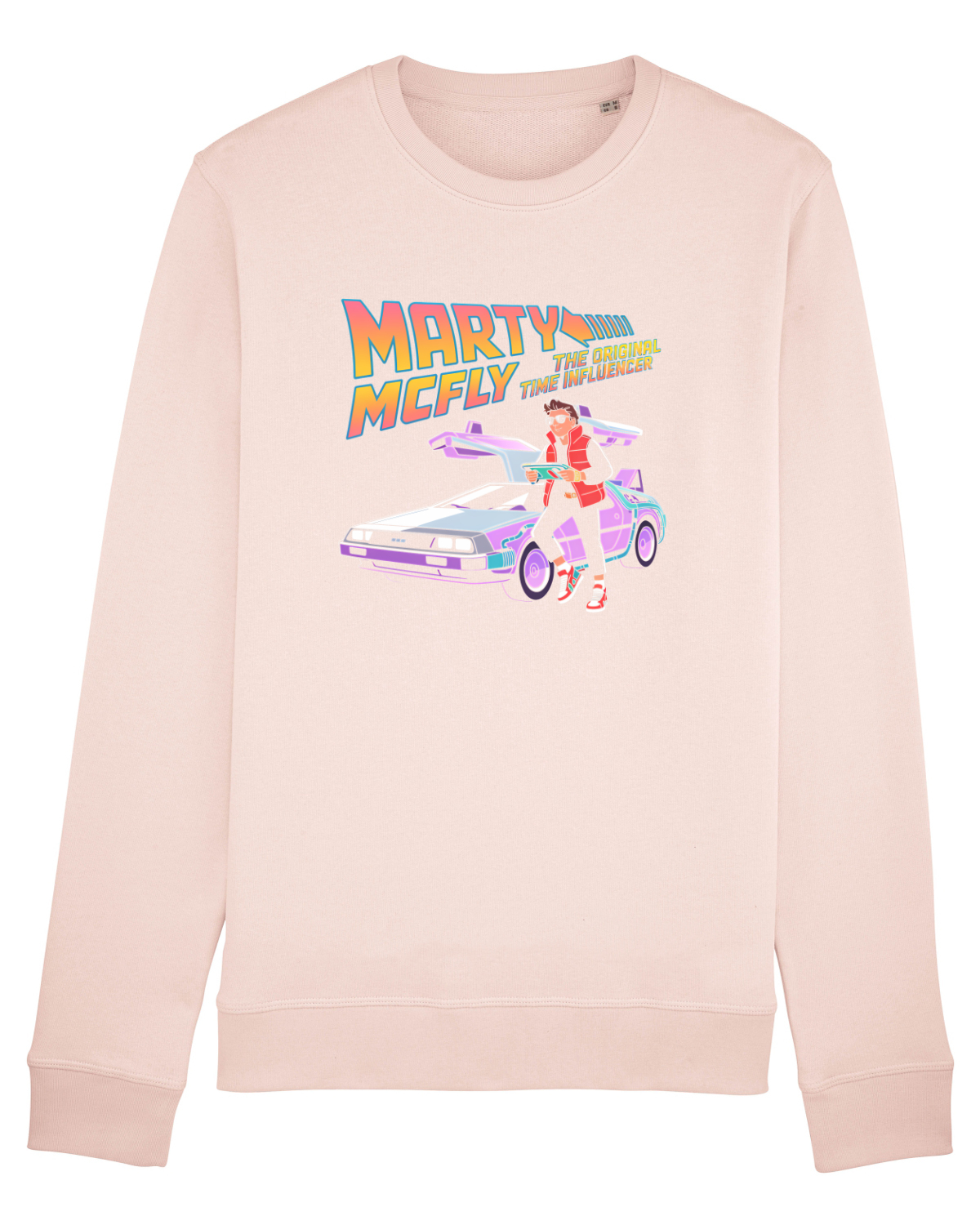 Bluză mânecă lungă Unisex Rise Candy Pink