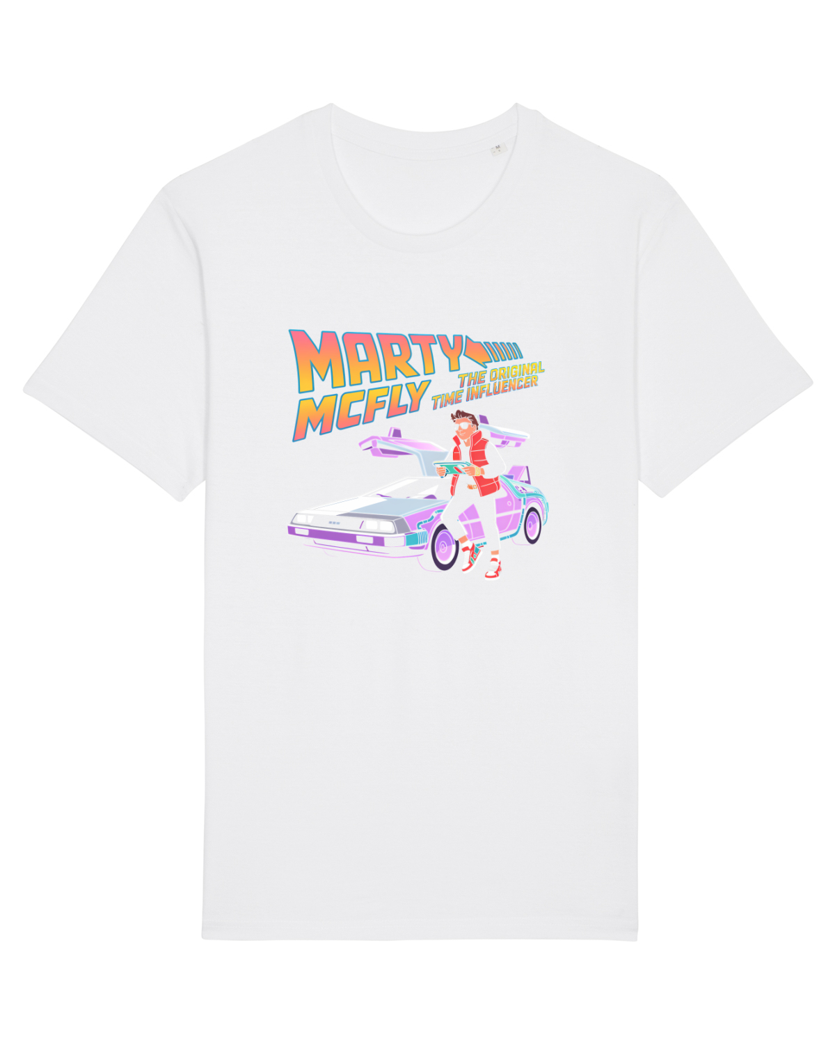 Tricou mânecă scurtă Unisex Rocker White