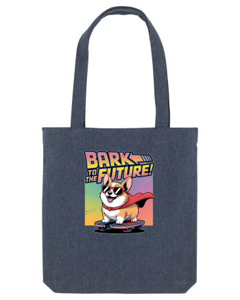 BARK TO THE FUTURE - CATEL CORGI Midnight Blue
