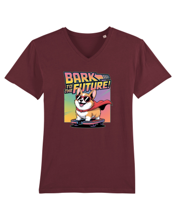 BARK TO THE FUTURE - CATEL CORGI Burgundy