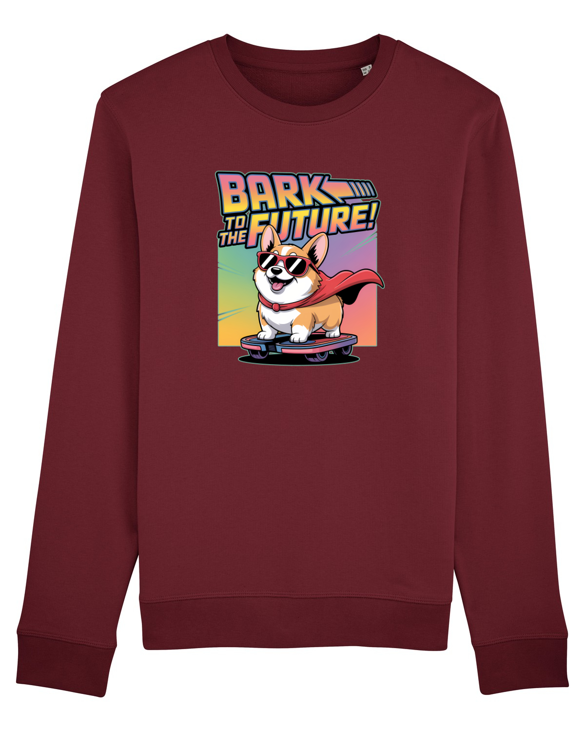 Bluză mânecă lungă Unisex Rise Burgundy
