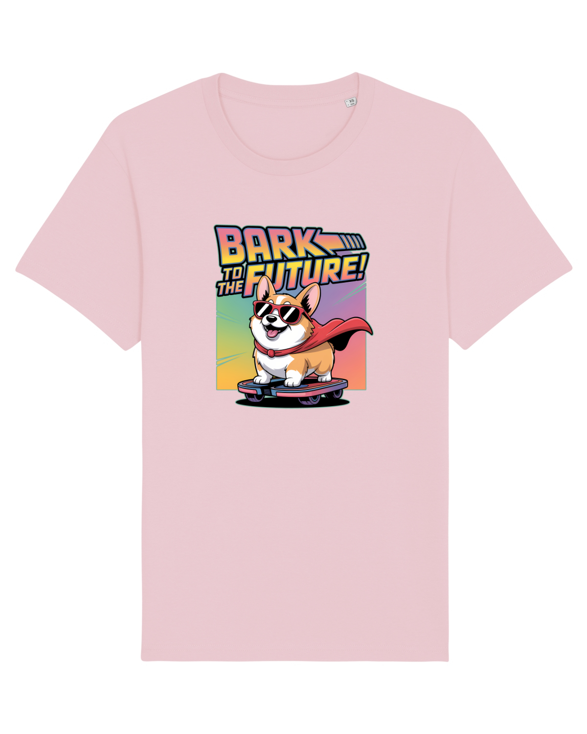 Tricou mânecă scurtă Unisex Rocker Cotton Pink