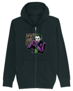 LET`S PUT A SMILE ON THAT FACE! Hanorac cu fermoar Unisex Connector