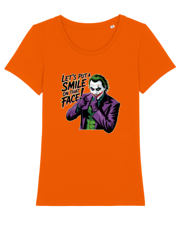 LET`S PUT A SMILE ON THAT FACE! Bright Orange
