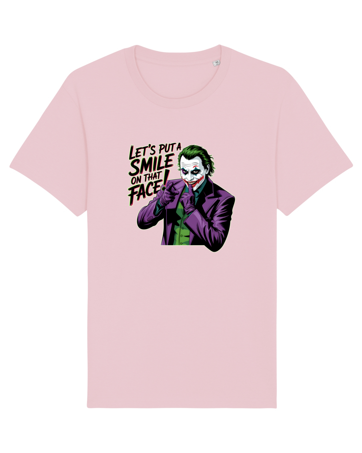 Tricou mânecă scurtă Unisex Rocker Cotton Pink