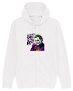 LET`S PUT A SMILE ON THAT FACE! 2 Hanorac cu fermoar Unisex Connector