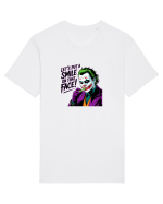 LET`S PUT A SMILE ON THAT FACE! 2 Tricou mânecă scurtă Unisex Rocker