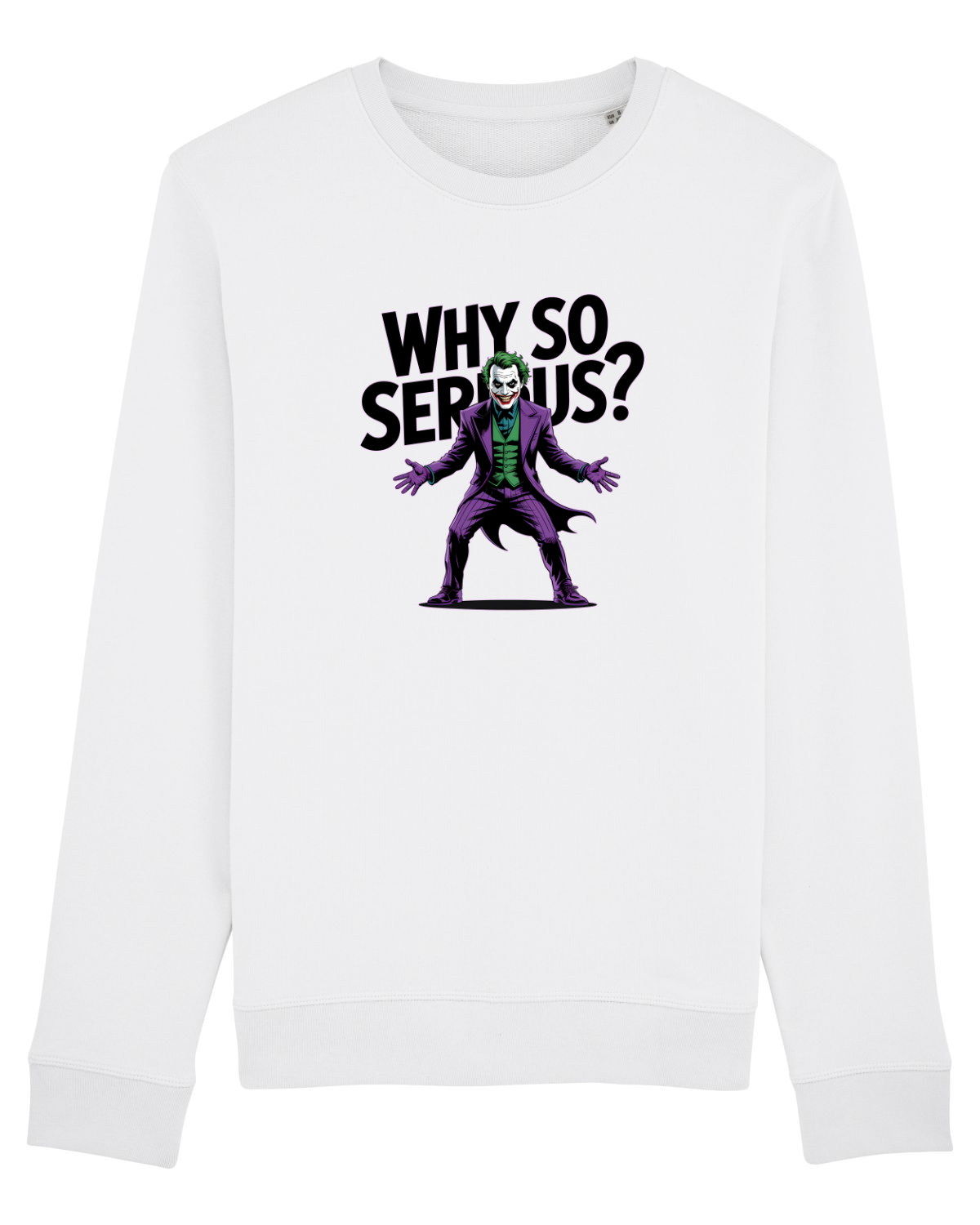 Bluză mânecă lungă Unisex Rise White