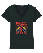 BREAKING THE 4th WALL SINCE 2016 - interactiune cu publicul Tricou mânecă scurtă guler V Damă Evoker