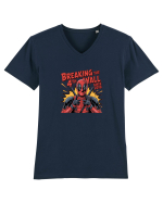 BREAKING THE 4th WALL SINCE 2016 - interactiune cu publicul Tricou mânecă scurtă guler V Bărbat Presenter