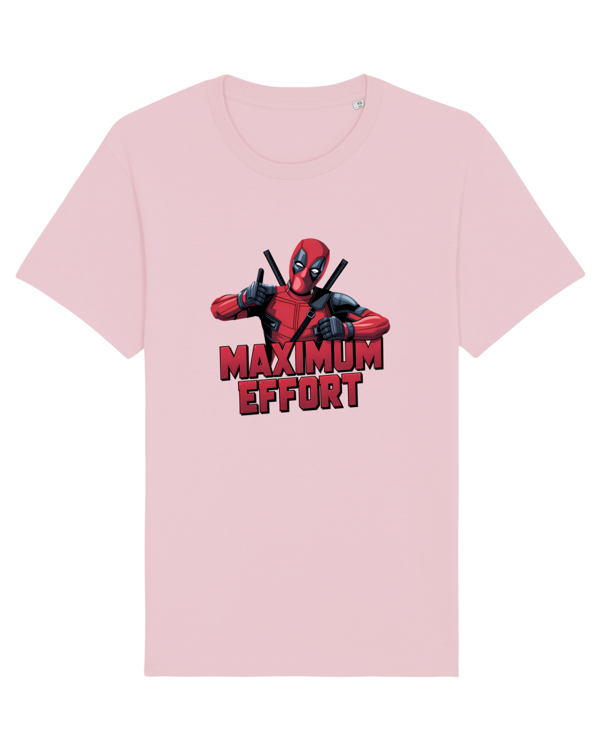Tricou mânecă scurtă Unisex Rocker Cotton Pink