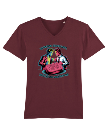 THE FIRST RULE OF FIGHT CLUB Burgundy