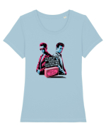 AFTER WE`VE LOST EVERYTHING - WE ARE FREE TO DO ANYTHING Tricou mânecă scurtă guler larg fitted Damă Expresser
