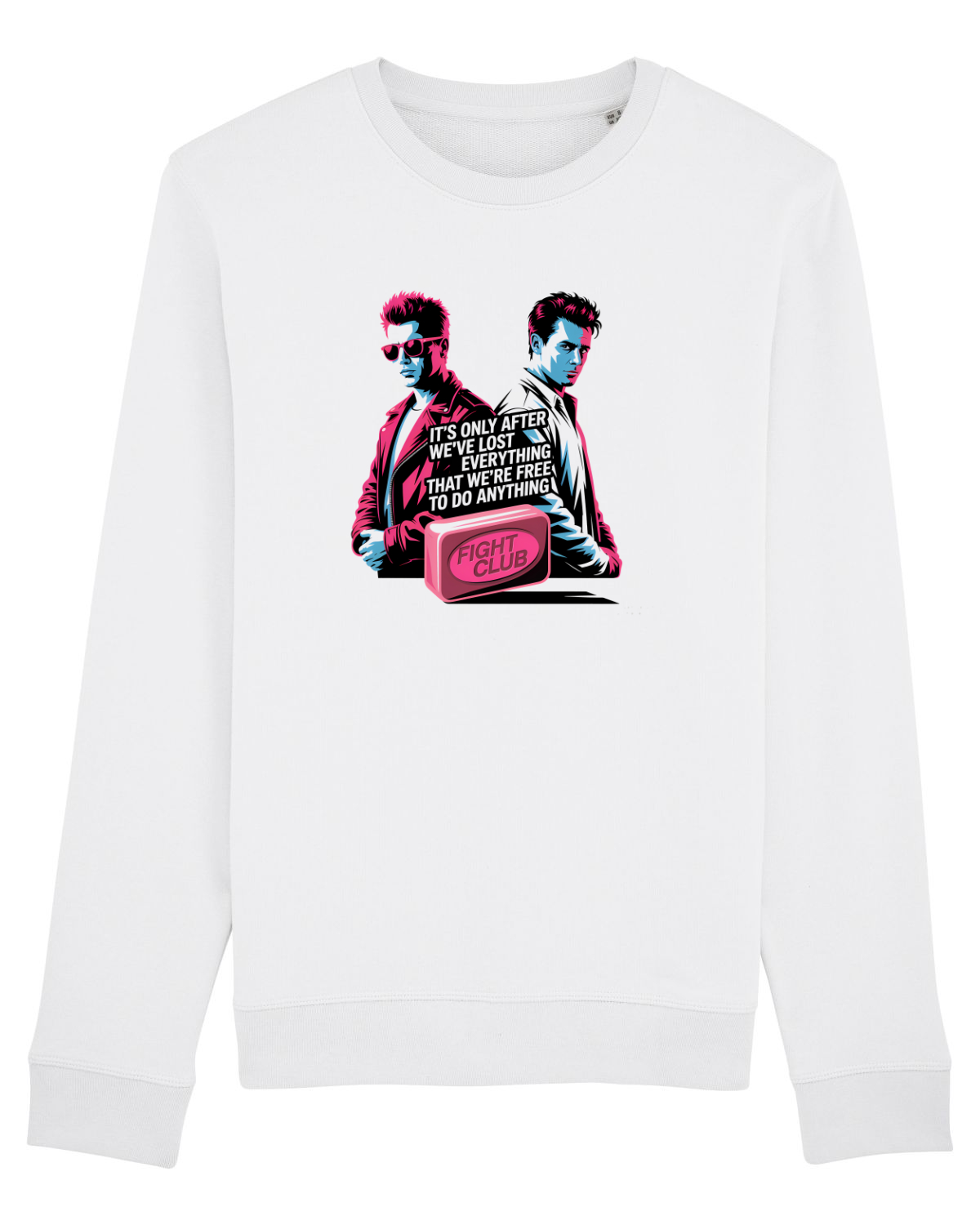 Bluză mânecă lungă Unisex Rise White