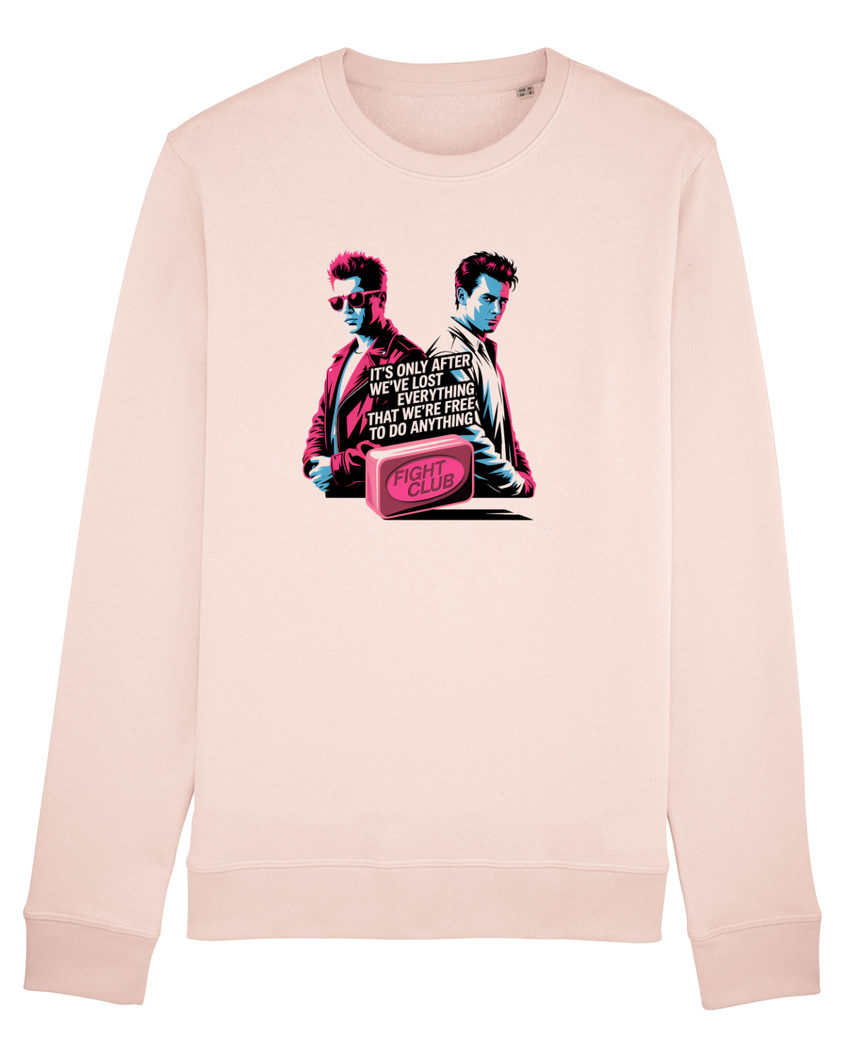 Bluză mânecă lungă Unisex Rise Candy Pink