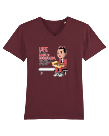 LIFE IS LIKE A BOX OF CHOCOLATES Burgundy