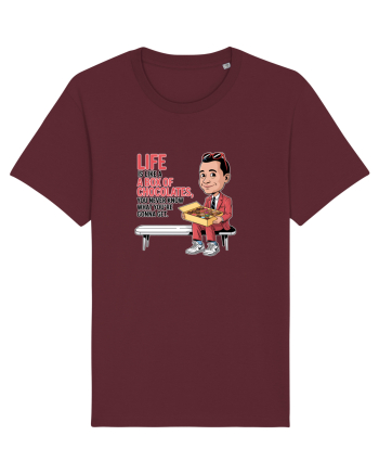 LIFE IS LIKE A BOX OF CHOCOLATES Burgundy