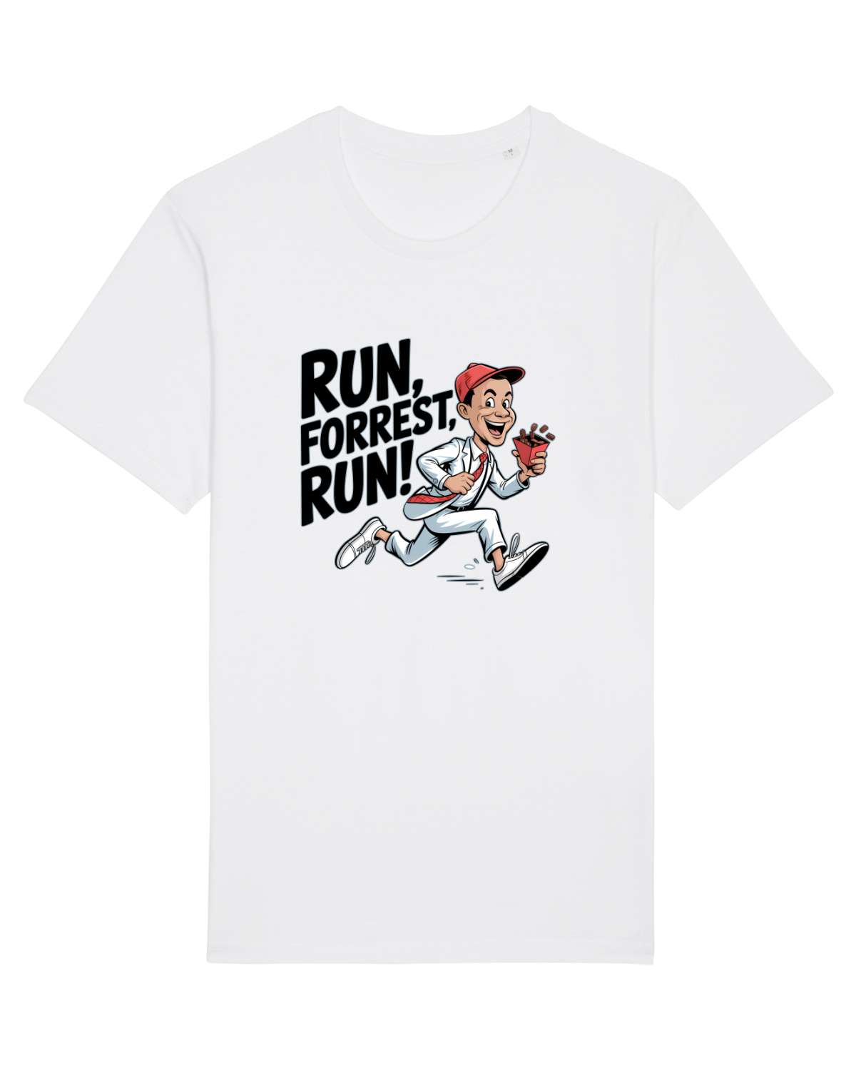 Tricou mânecă scurtă Unisex Rocker White