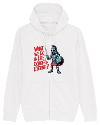 WHAT WE DO IN LIFE ECHOES IN ETERNITY- CEEA CE FACEM IN VIATA ARE ECOU  White