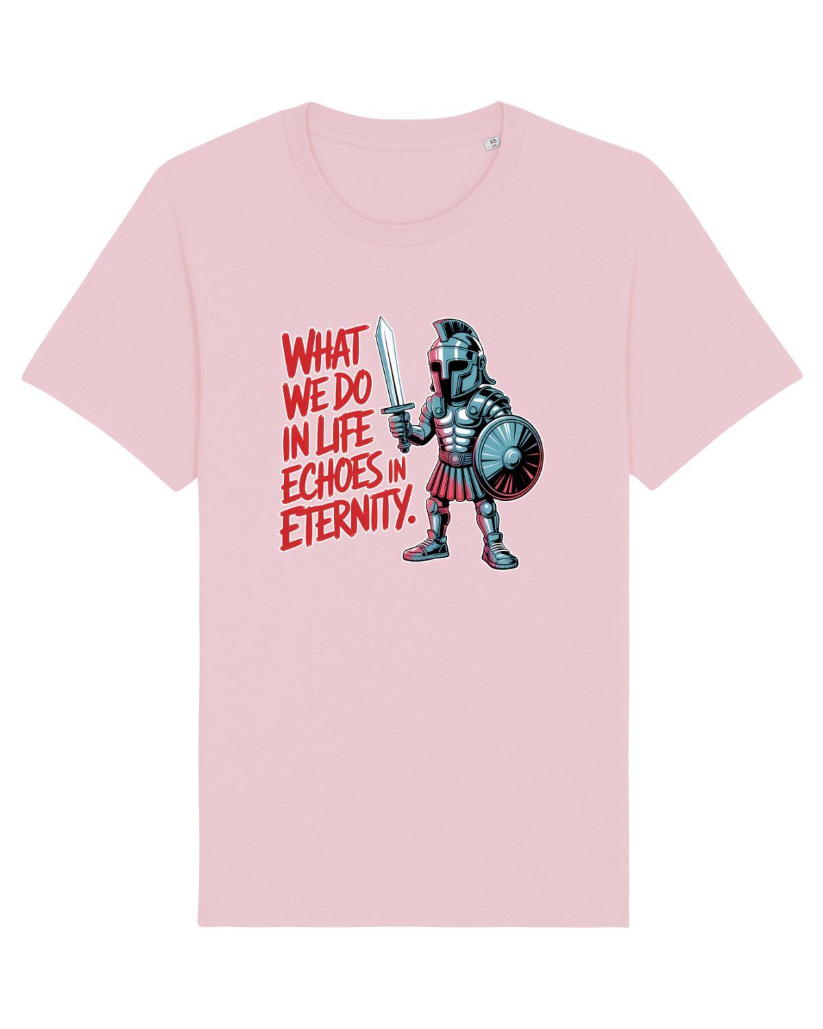 Tricou mânecă scurtă Unisex Rocker Cotton Pink
