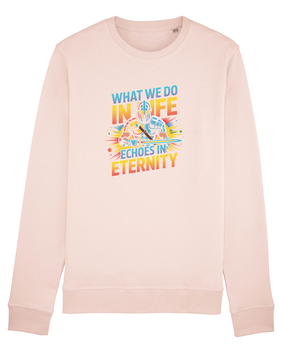 Bluză mânecă lungă Unisex Rise Candy Pink