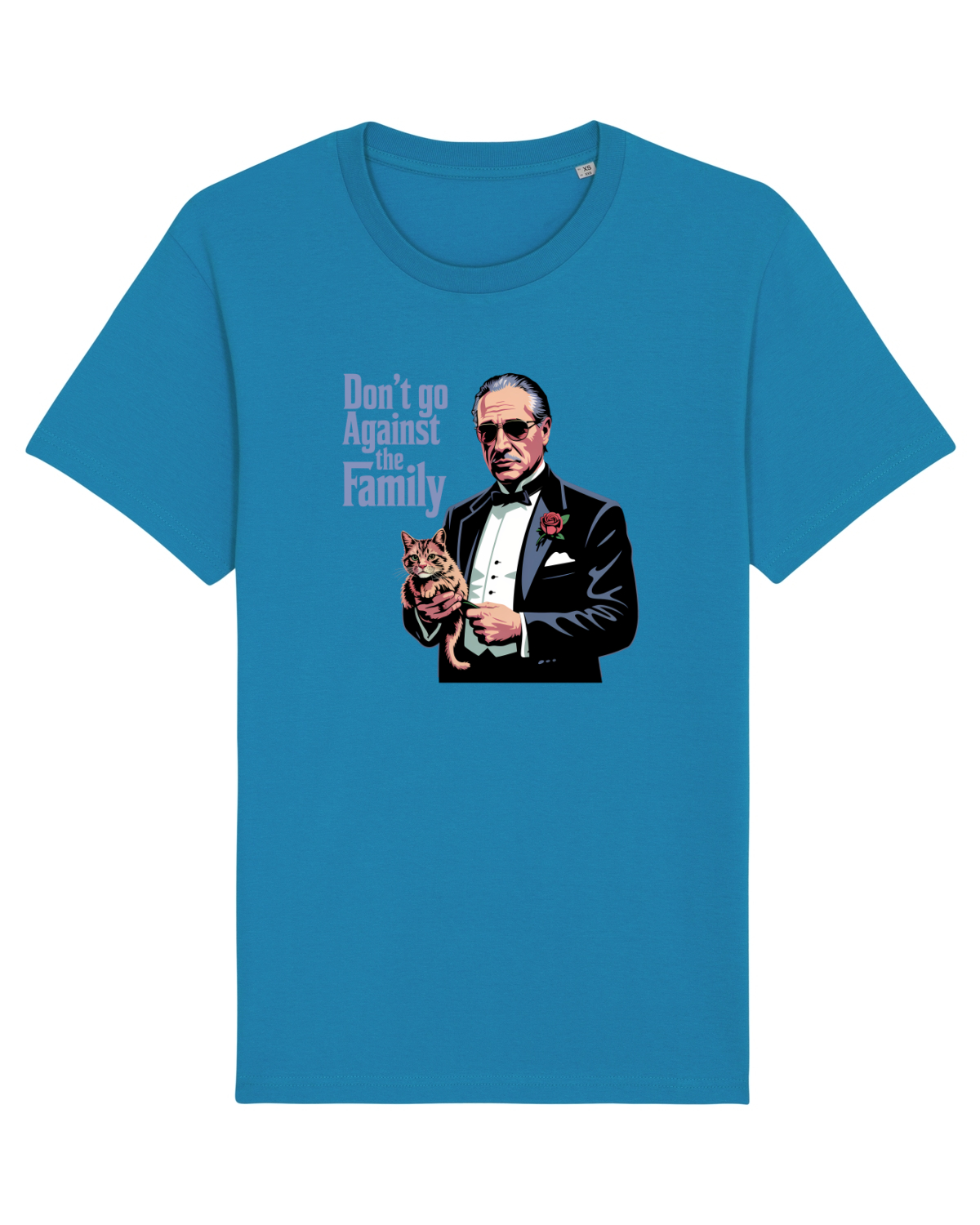 Tricou mânecă scurtă Unisex Rocker Azur
