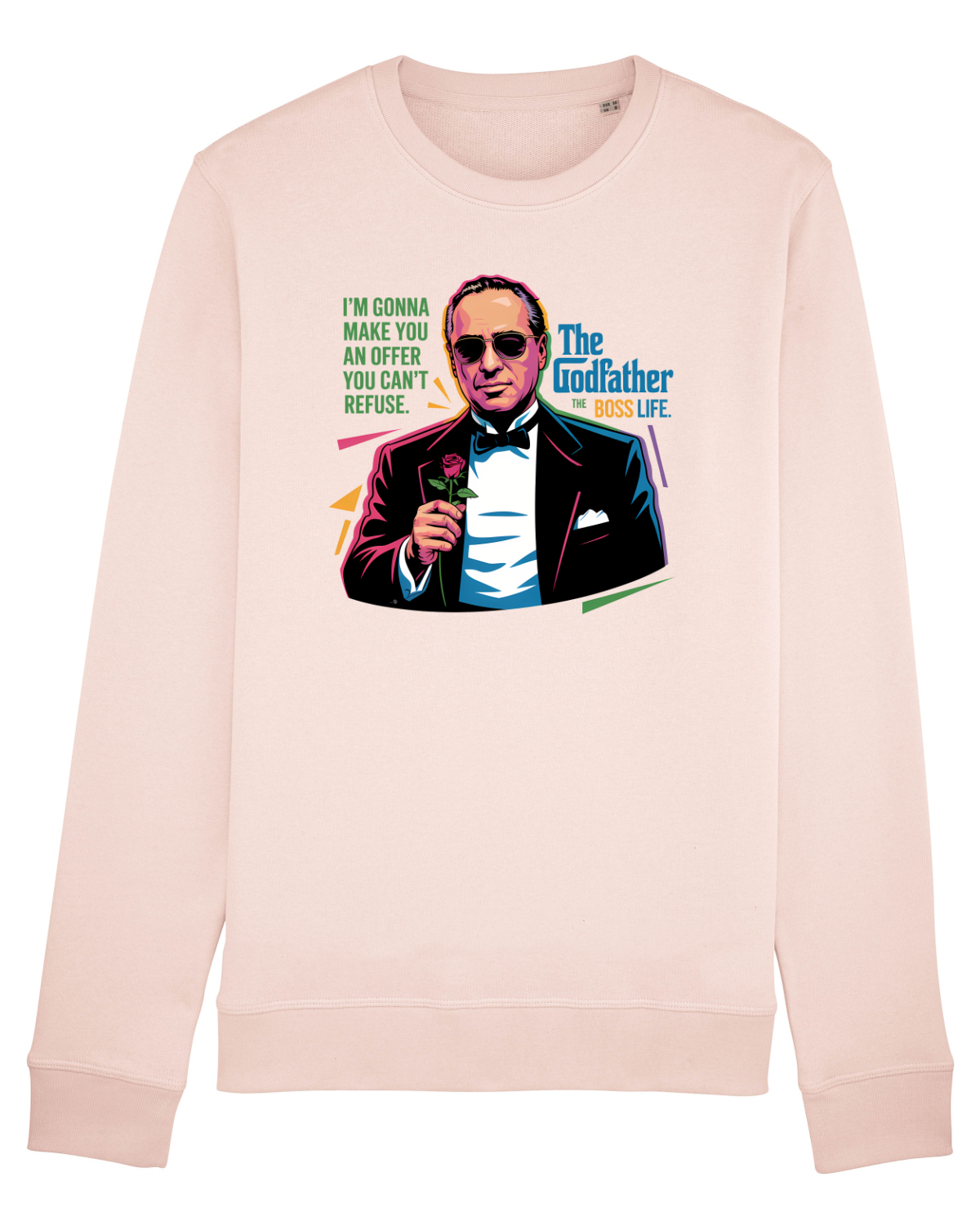 Bluză mânecă lungă Unisex Rise Candy Pink