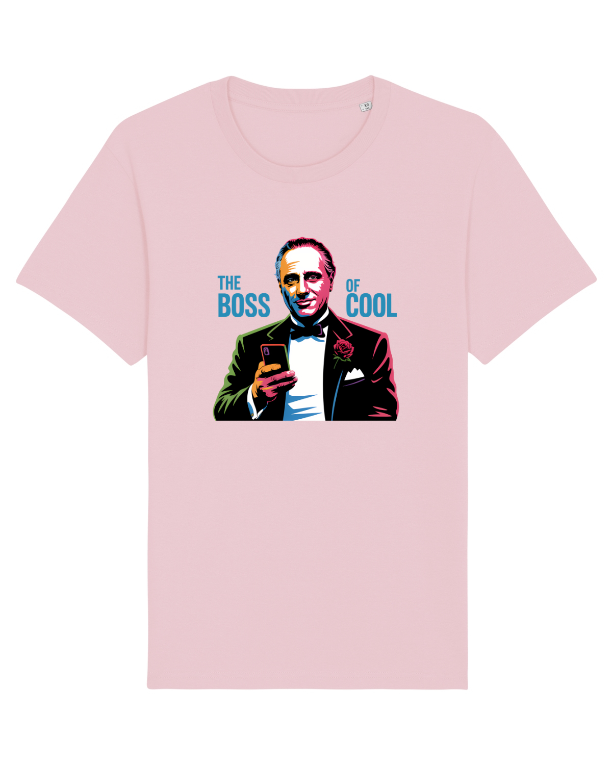Tricou mânecă scurtă Unisex Rocker Cotton Pink