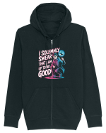 I SOLEMNLY SWEAR I AM UP TO NO GOOD - SUNT PUS PE RELE Hanorac cu fermoar Unisex Connector
