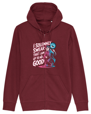 I SOLEMNLY SWEAR I AM UP TO NO GOOD - SUNT PUS PE RELE Burgundy