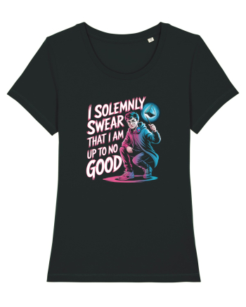 I SOLEMNLY SWEAR I AM UP TO NO GOOD - SUNT PUS PE RELE Black