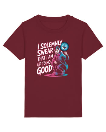 I SOLEMNLY SWEAR I AM UP TO NO GOOD - SUNT PUS PE RELE Burgundy