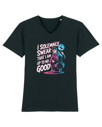 I SOLEMNLY SWEAR I AM UP TO NO GOOD - SUNT PUS PE RELE Black