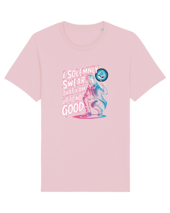 I SOLEMNLY SWEAR I AM UP TO NO GOOD - SUNT PUS PE RELE Cotton Pink