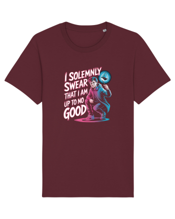 I SOLEMNLY SWEAR I AM UP TO NO GOOD - SUNT PUS PE RELE Burgundy