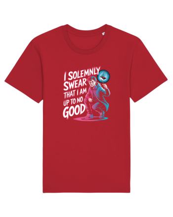 I SOLEMNLY SWEAR I AM UP TO NO GOOD - SUNT PUS PE RELE Red