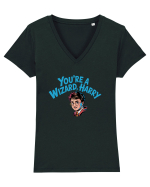 YOU`RE A WIZARD, HARRY! Tricou mânecă scurtă guler V Damă Evoker