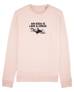 AN IDEA IS LIKE A VIRUS - O IDEE E CA UN VIRUS Bluză mânecă lungă Unisex Rise