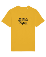 AN IDEA IS LIKE A VIRUS - O IDEE E CA UN VIRUS Tricou mânecă scurtă Unisex Rocker